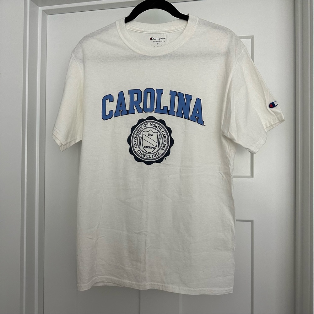 UNC Carolina White T-shirt Size M Great Condition